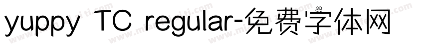 yuppy TC regular字体转换